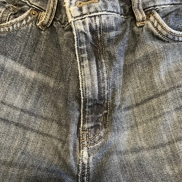 Eddie Bauer Blue Jeans with Red Plaid Flannel Lining - Picture 3 of 6